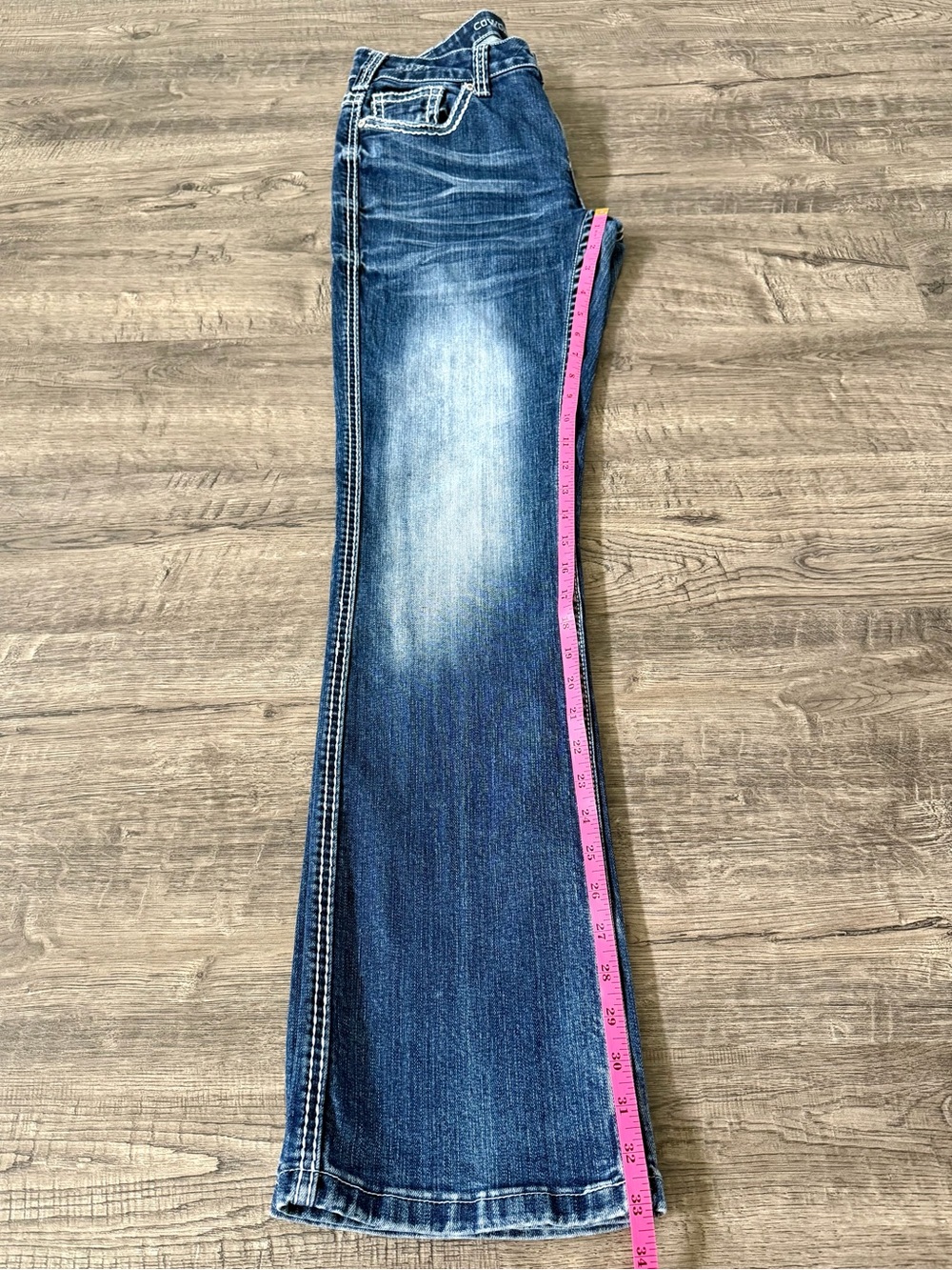Cowgirl Tuff Houston Bootcut Jeans Western Rodeo Cowgirl Denim 30 - Picture 11 of 12